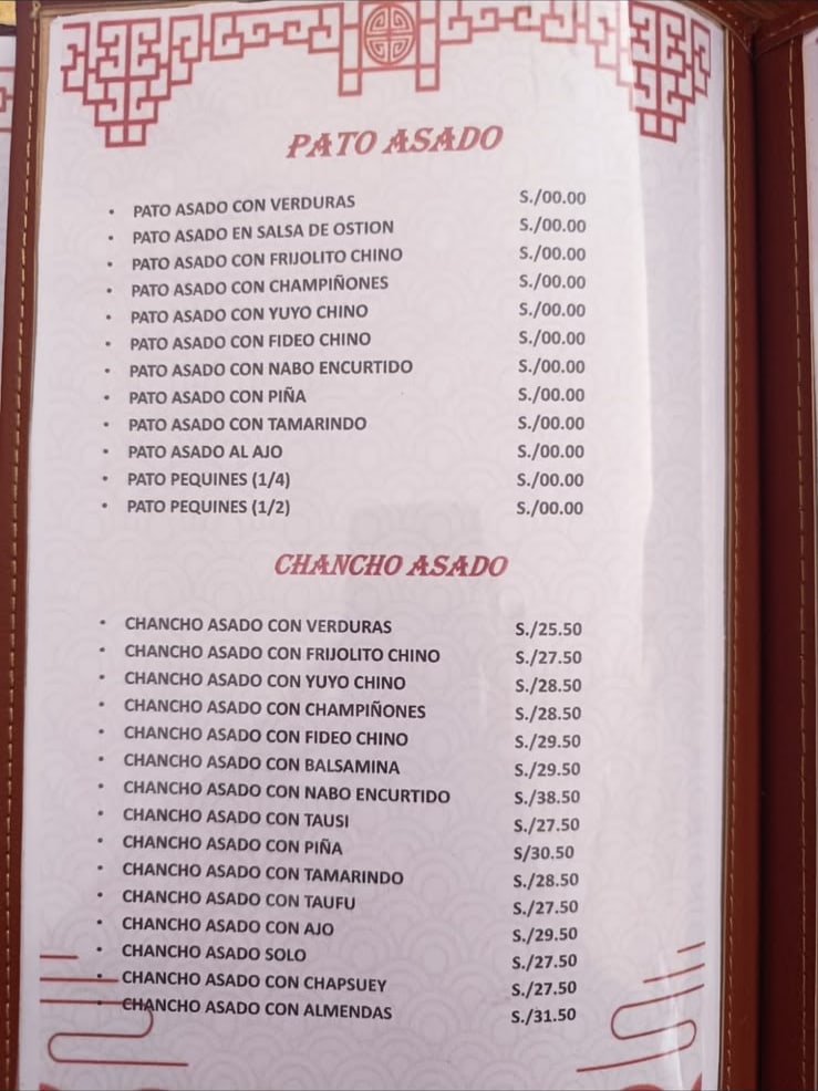 Pato asado y chancho asado